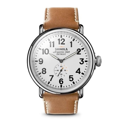 Picture of Shinola Men's Runwell 47 mm White Dial Watch
