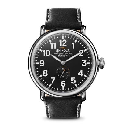 Picture of Shinola Men's Runwell Black Strap Watch