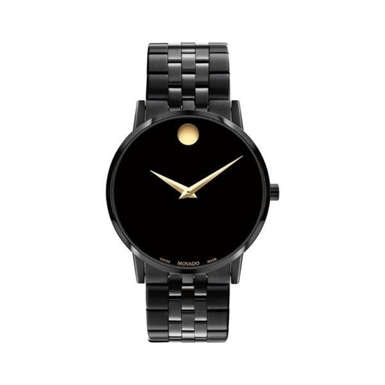 Picture of Movado® Men's Classic Black PVD Bracelet Watch