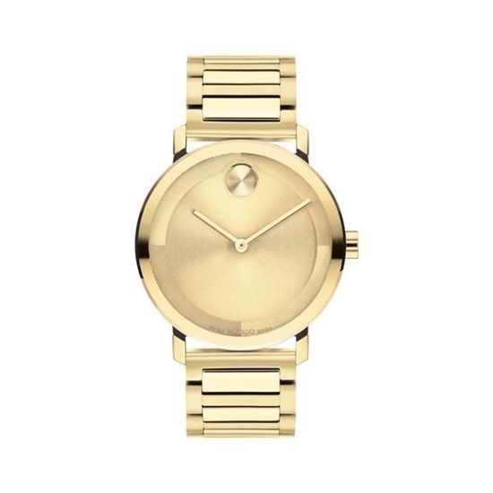 Picture of Movado® Men's BOLD Evolution 2.0 Pale Yellow Gold Tone Bracelet Watch
