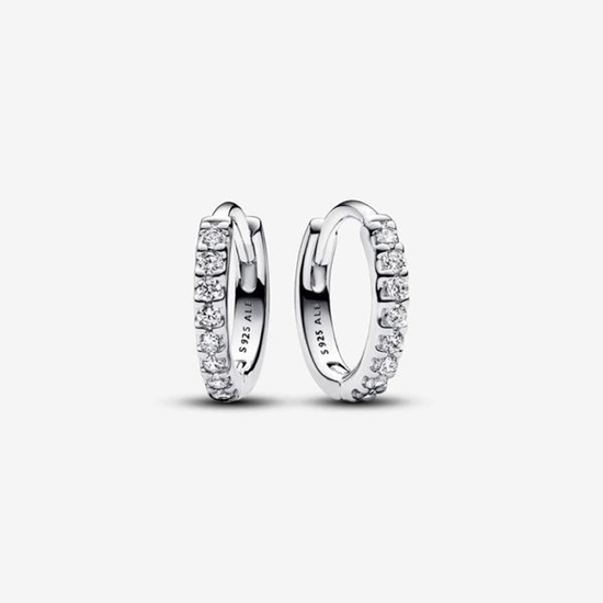 Picture of Pandora® Sparkling Huggie Hoop Earrings
