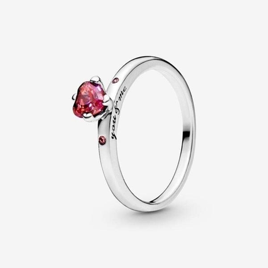 Picture of Pandora® Sparkling Red Heart Ring