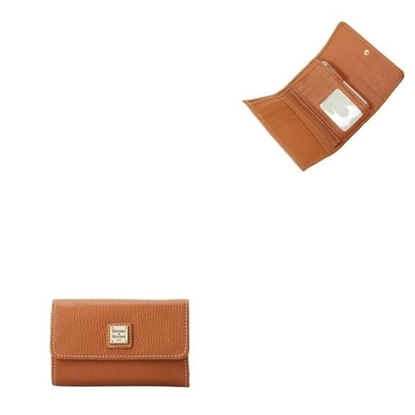 Picture of Dooney & Bourke™ Lucca Leather Flap Wallet