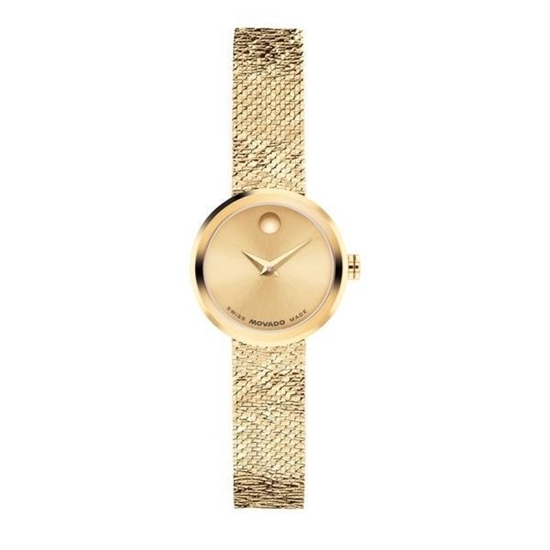 Picture of Movado® Women's Museum Velura Mini Gold-Tone Watch
