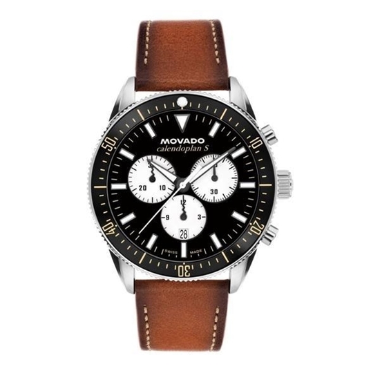 Picture of Movado® Men's Heritage Calendoplan S Chronograph Watch