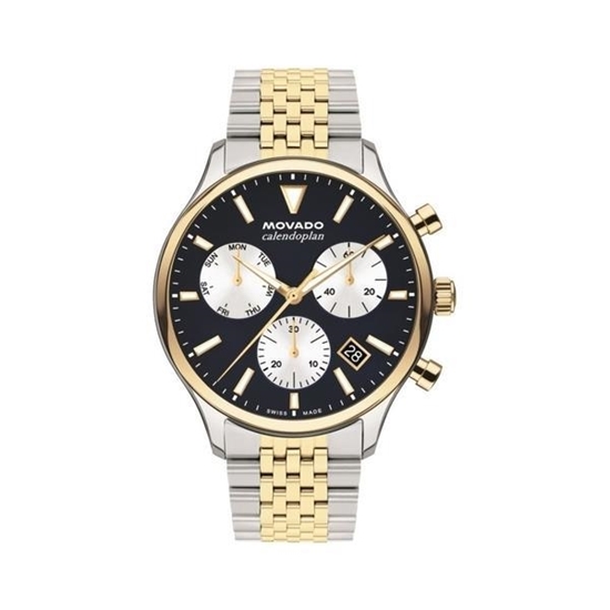 Picture of Movado® Men's Heritage Calendoplan Two-Tone Chronograph Watch