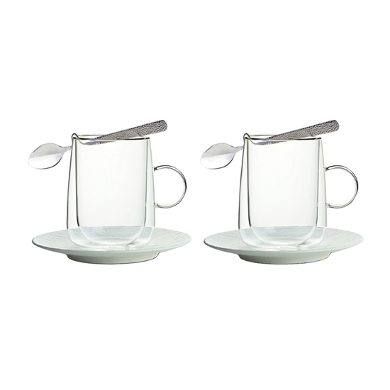Picture of Villeroy & Boch Manufacture Latte Glass with Handle