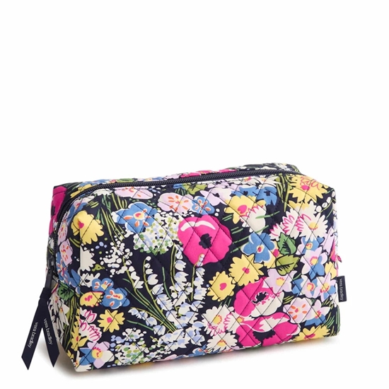 Picture of Vera Bradley Large Cosmetic Bag in Poppy Fields