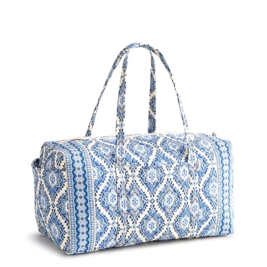 Picture of Vera Bradley Large Original Duffel in Cambridge Blues