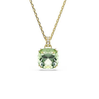 Picture of Swarovski Millenia Pendant in Green with 18K Gold Finish