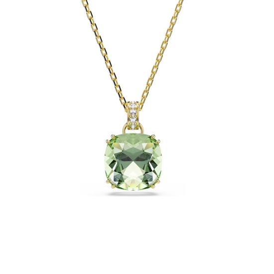 Picture of Swarovski Millenia Pendant in Green with 18K Gold Finish