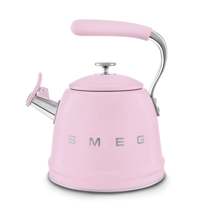 Picture of SMEG Whistling Kettle in Pink