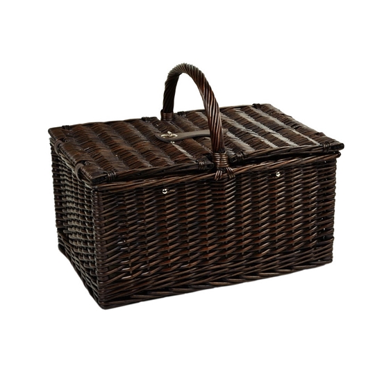 Picture of Picnic at Ascot Surrey Brown Wicker Picnic Basket - London