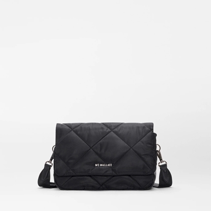 Picture of MZ Wallace Madison Flap Crossbody - Black