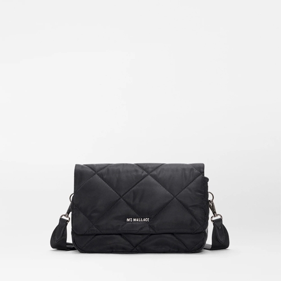 Picture of MZ Wallace Madison Flap Crossbody - Black