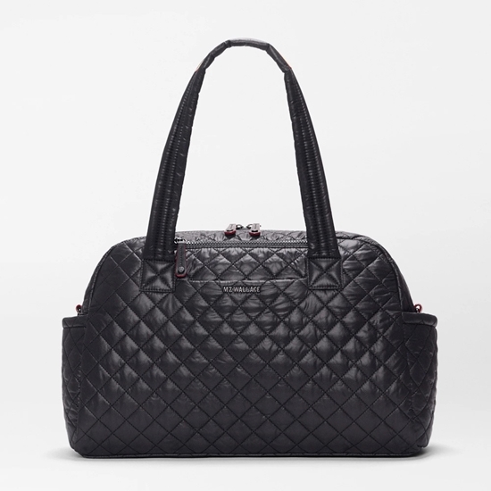 Picture of MZ Wallace Jimmy Deluxe Duffel Bag - Black
