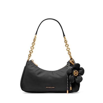 Picture of Michael Kors Nolita Medium Whipstitched Chain Pochette - Black