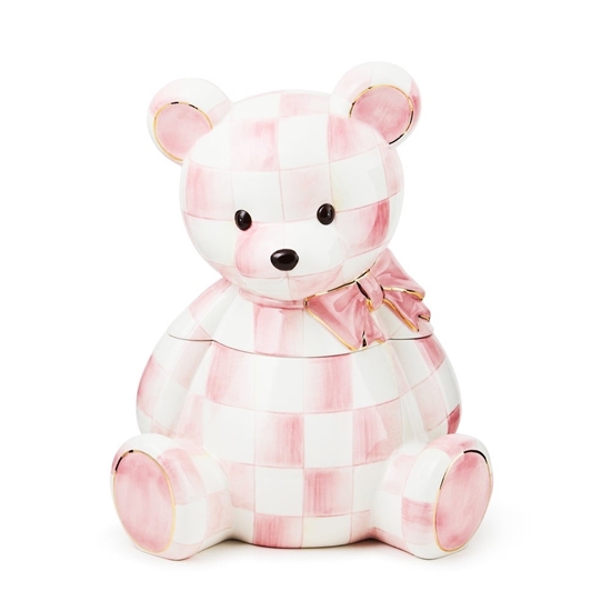 Picture of Mackenzie Childs Rosy Bear Cookie Jar
