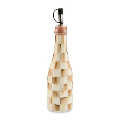 Picture of Mackenzie Childs Mocha Check Farmhouse Oil Cruet