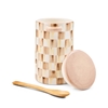 Picture of Mackenzie Childs Mocha Check Farmhouse Canister