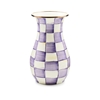 Picture of Mackenzie Childs Violet Check Tall Vase
