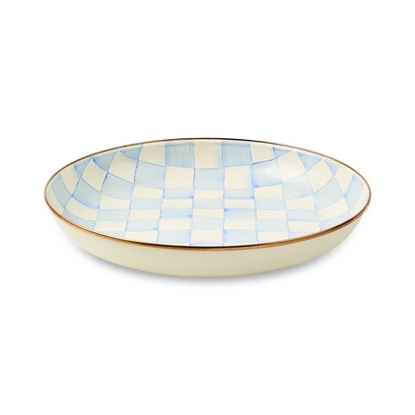 Picture of Mackenzie Childs Sky Check Abundant Bowl
