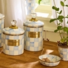 Picture of Mackenzie Childs Sky Check Medium Canister