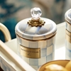 Picture of Mackenzie Childs Sky Check Small Canister