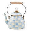 Picture of Mackenzie Childs Sky Check 2 Quart Tea Kettle