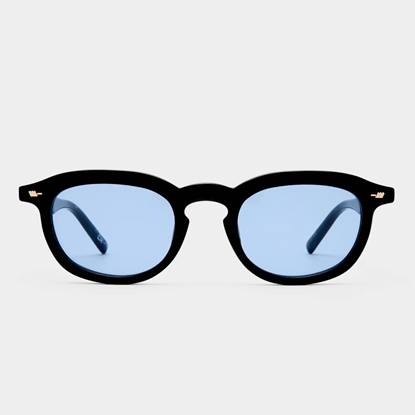 Picture of Le Specs Heart Throb Sunglasses in Black Dusty Blue Tint
