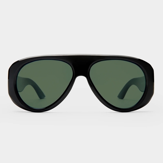 Picture of Le Specs Dream Boat Sunglasses in Black Khaki Mono Polarized