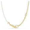 Picture of Swarovski Idyllia Necklace - Crystal Pearl/White/Gold-Plated
