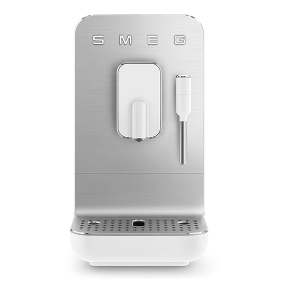 Picture of SMEG Fully-Auto Coffee Machine with Steamer - Matte White