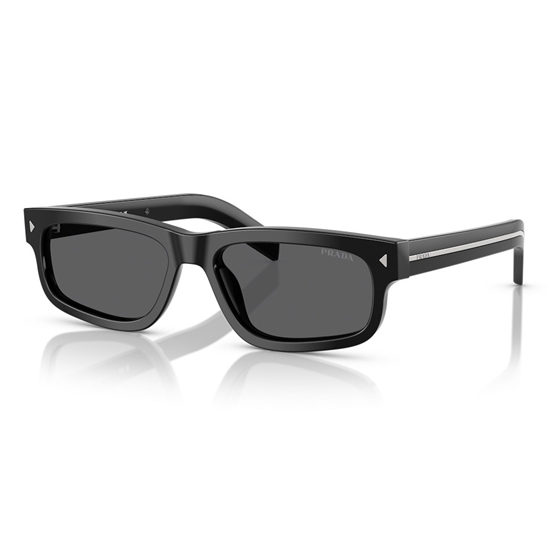 Picture of Prada Rectangular Frame Sunglasses - Black/Grey