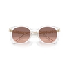 Picture of Michael Kors Pienza Sunglasses - Transparent Frame/Pink Lens