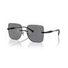 Picture of Michael Kors Quebec L Square Grey Sunglasses with Grey Lens