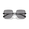 Picture of Michael Kors Quebec L Square Grey Sunglasses with Grey Lens