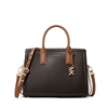 Picture of Michael Kors Laila Medium Satchel - Chocolate Multi