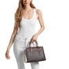 Picture of Michael Kors Laila Medium Satchel - Chocolate Multi