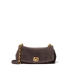 Picture of Michael Kors Bryant S Convertible Chain Shoulder - Choc Suede