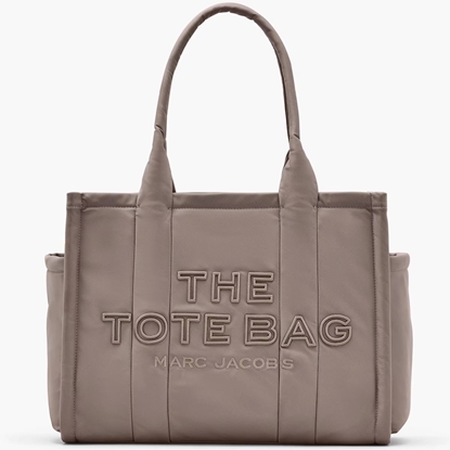 Picture of Marc Jacobs Puffy Nylon Large Tote Bag - Cement