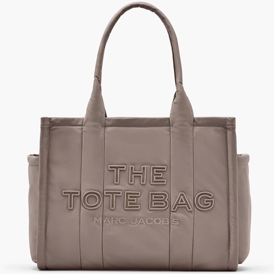 Picture of Marc Jacobs Puffy Nylon Large Tote Bag - Cement