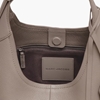 Picture of Marc Jacobs The Belted Sack Leather Bag - Cement