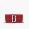 Picture of Marc Jacobs Scene Wallet On Chain - Crimson