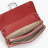 Picture of Marc Jacobs Scene Wallet On Chain - Crimson