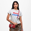 Picture of Marc Jacobs Scene Wallet On Chain - Crimson
