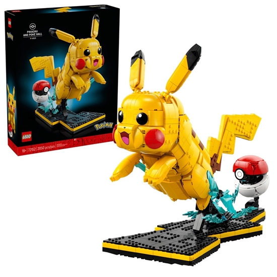 Picture of LEGO Pikachu and Poke Ball
