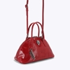 Picture of Kurt Geiger Sloane Bowling Bag - Red Patent