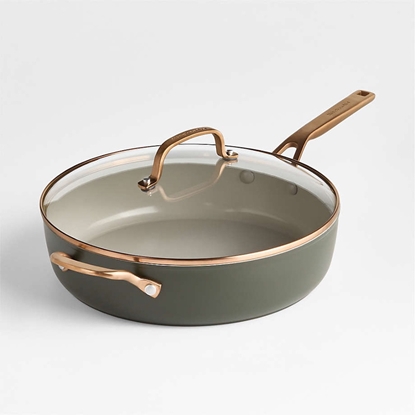 Picture of KitchenAid Design Evergreen Hard Anodized Saute Pan with Lid