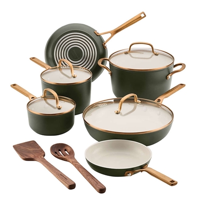 Picture of KitchenAid Design Series Evergreen Hard Anodized 12PC Set